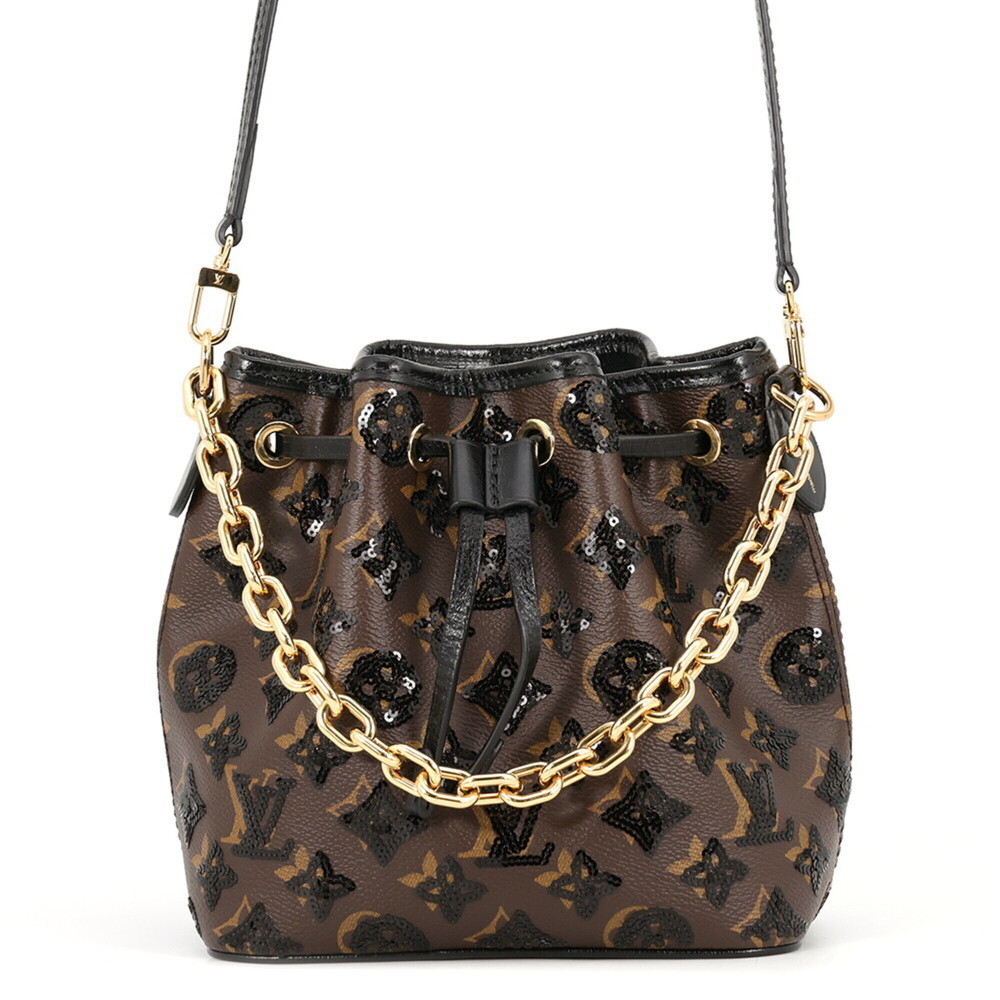 Louis Vuitton Monogram Sequin Shoulder Bag Noe BB M26284 LOUIS VUITTON Handba...
